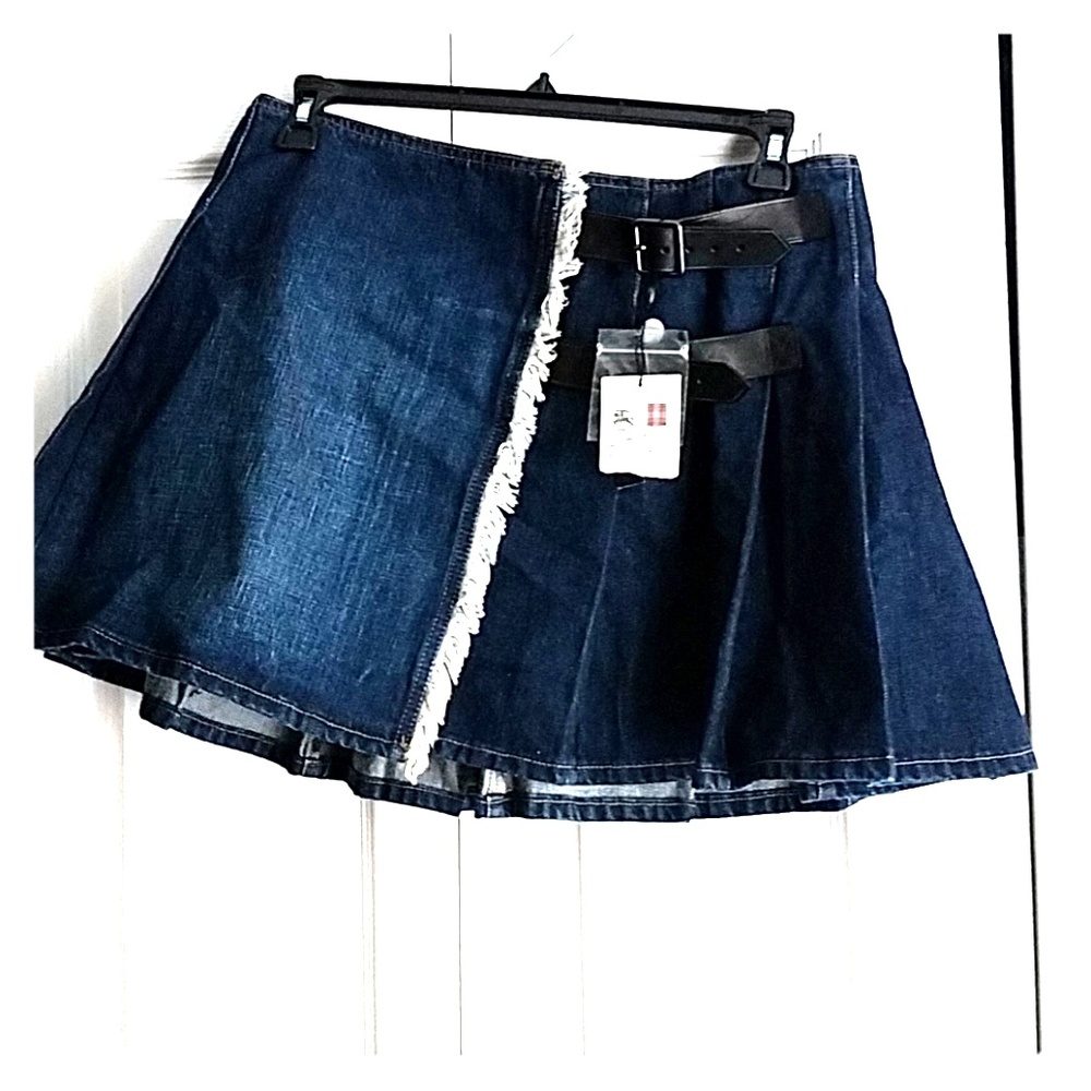 Denim Mini Skirt